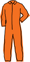 Haalarien väri: oranssi / Color of the overalls: orange